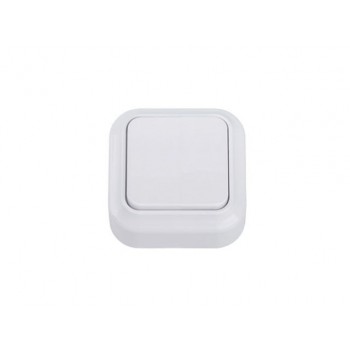 Выключатель 1 клав. (открытый, до 10А) белый, Вариант, Bylectrica