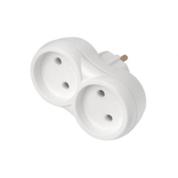 Разветвитель 2-местный (б/з, 16А, 250В)