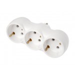 Разветвитель 3-местный (с/з, 16А, 250В)