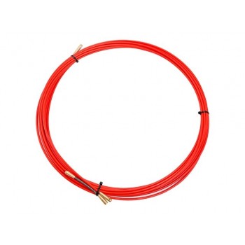Протяжка кабельная (мини УЗК в бухте), стеклопруток, d=3,5 мм 10 м красная