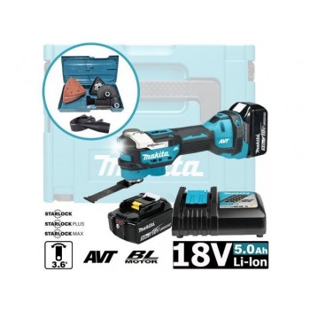 Аккум. многофункциональный инструмент (реноватор) MAKITA LXT DTM 52 RTJX1 MAKPAC Аккум. многофункциональный инструмент (реноватор) MAKITA LXT DTM 52 RTJX1 MAKPAC