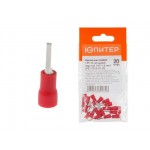 Наконечник НШКИ 1,25-12 штыревой круглый  (0,5 - 1,5 мм2) (20 шт) Юпитер