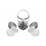 Полумаска 5500Р с фильтрами 6510 А1 с предфильтрами и с держателями Jeta Safety (комплект)