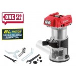 Аккум. фрезер кромочный WORTEX CMM 1835 в кор. ALL1 XLT SOLO БЕСЩЕТ., 18 В, цанга 6/8, рег. об, конс