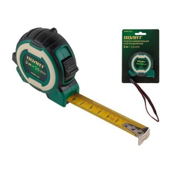 Рулетка  3м/16мм двухкомпон. корп. ВОЛАТ