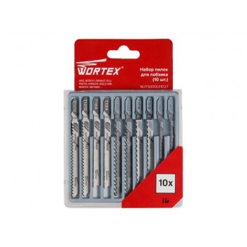 Набор пилок для лобзика универсальный 10 шт. WORTEX