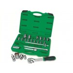 Набор головок 1/2" 8-32мм 24предм. 12гр. TOPTUL