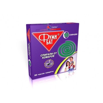 Спирали от комаров "Фумибат", 10 шт.
