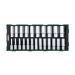 Набор-сет головок глубоких 23передм. TOPTUL