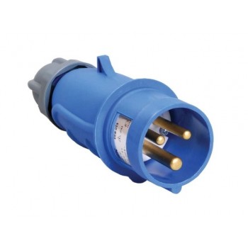 Вилка силовая 16А 220В 2P+PE IP44 MAGNUM