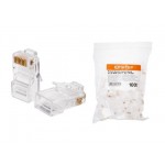 Разъем (джек) компьютерный RJ-45 8P8C CAT 5e (100 шт.) ЮПИТЕР