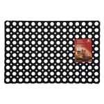 Коврик придверный ячеистый, грязесборный, 40х60х1,2 см, черный, VORTEX