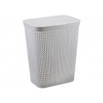 Корзина для белья ПИРУЛА 35л (смоки) IDEA