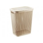 Корзина для белья ПИРУЛА 35л (латте) IDEA