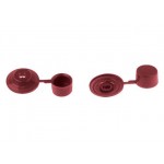 Шайба кровельная с колпачком бордо (250шт в пакете)