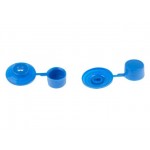 Шайба кровельная с колпачком синяя (250шт в пакете)