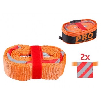 Трос буксировочный с крюками 3.5т, 4м с флажками PRO STARTUL