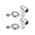 Американка угловая 3/4" вн. х 3/4" нар. ХРОМ, AV Engineering (2 шт. в уп.)