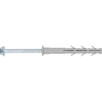 Дюбель рамный(фасадный) TSX-500 10х100 мм нейлон, гриб, с шурупом (50 шт в уп.) ТК