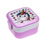 Контейнер для обеда (0,4+0,4л) - единорог IDEA