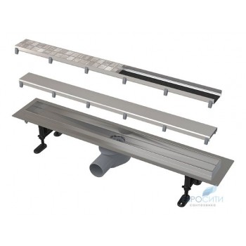 Водоотводящий желоб с двойной решеткой 750, Alcaplast