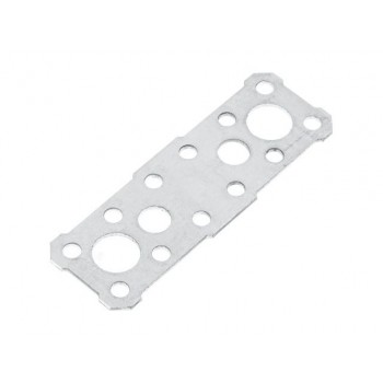 Пластина крепежная 100х35 белый цинк Цвiк