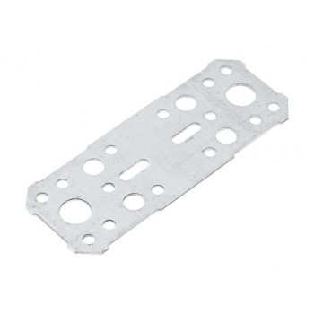 Пластина крепежная 130х53 белый цинк Цвiк