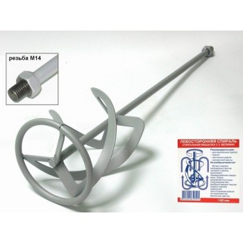 Миксер д/красок 140х600мм М14 (левостор.) ФИОЛЕНТ