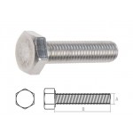 Болт М10х80 шестигр., нерж.сталь (А2), DIN 933 (50 шт в уп.)