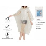 Дождевик-пончо, прозрачный, PERFECTO LINEA