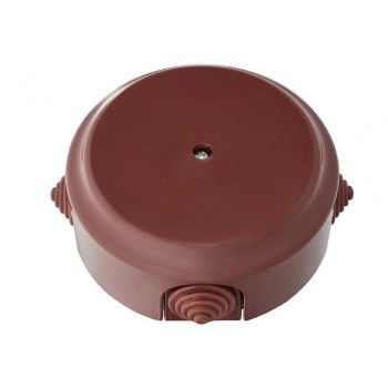 Коробка монтажная КМ-447 коричневая, Ретро, BYLECTRICA