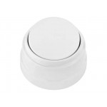 Выключатель 1 клав. проходной (открытый, 10А) белый, Ретро, BYLECTRICA