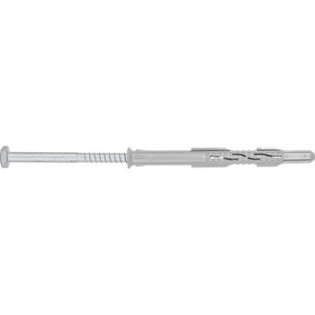 Дюбель рамный(фасадный) 10х80 мм нейлон, потай, с шурупом (50 шт в уп.)
