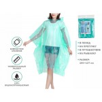 Дождевик-пончо, зеленый, PERFECTO LINEA