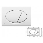 Кнопка для инсталляции (белая), Alcaplast