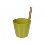 Бадья из алюминия 5 л, оливковая "Банные штучки"