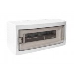 Бокс пласт. 12 модулей наружный с крышкой IP 20, BYLECTRICA