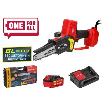 Аккум. мини-пила WORTEX CEC 2518 ALL1 XLT в чем. ALL1 XLT SET БЕСЩЕТ., 18 В, 10 см, 1х4 А*ч