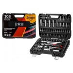 Набор головок и бит 108пр. 1/4",1/2" PRO STARTUL STUTTGART (PRO-108S)