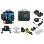 Нивелир лазерный BULL LL 3404 в чем. + аксессуары 4х360°, до 60 м, +/- 0.3 мм/м, зеленый