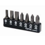 Набор бит "+", "-" 7шт. TOPTUL