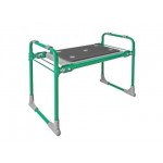 Скамейка садовая с мягким сиденьем, 560х300х425 мм, зеленый, NIKA