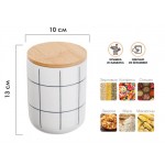 Банка для сыпучих продуктов керамическая, 500 мл, Bella, PERFECTO LINEA