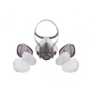 Полумаска 5500Р с фильтрами 6510 А1 с предфильтрами и с держателями Jeta Safety (комплект)