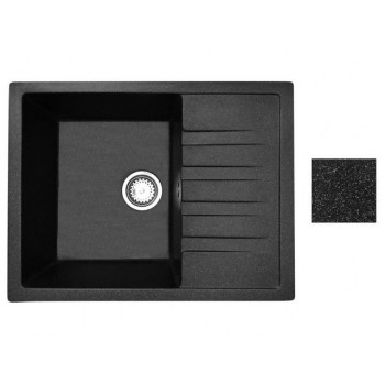 Мойка кухонная из искусственного камня BEST черный 640х500 мм, AV Engineering