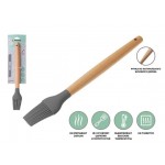 Кисточка силиконовая, EcoVillage, серая, PERFECTO LINEA