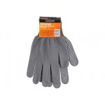 Перчатки нейлон, ПВХ "Микроточка", 9 р-р, серые STARTUL