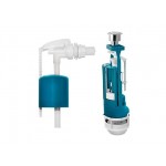 Арматура двойная хром кнопка, бок.подводка, ИнкоЭр