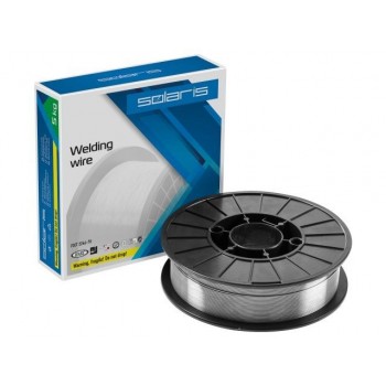 Проволока сварочная FLUX E71T-GS ф0,8мм (сварка без газа) (катушка 5кг) SOLARIS