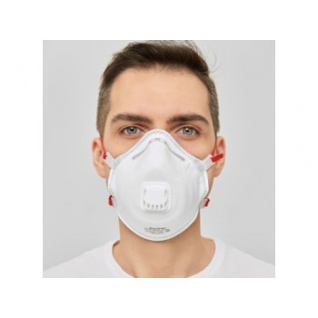 Респиратор (полумаска) SAVEX 313V формов. с клап. FFP3 (до 50 ПДК) инд. уп.